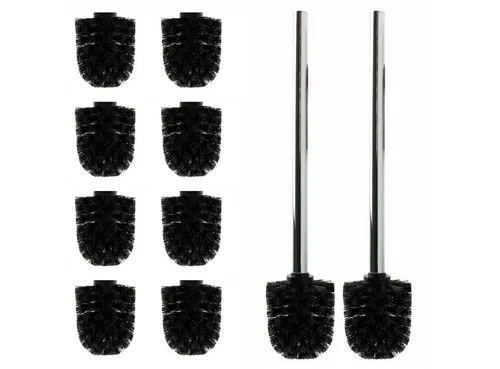 Daloual WC-Reinigungsbürste Ersatzbürstenköpfe Set in schwarz von Daloual