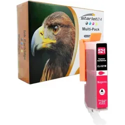 D&C Tintenpatrone ersetzt Canon CLI-521 MAGENTA