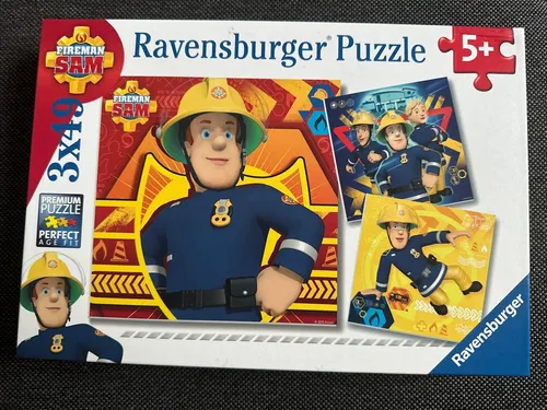 Ravensburger Puzzle 9386 - Bei Gefahr Sam rufen, 100 Teile für Kinder ab 5 Jahren, fördert Kreativität und Konzentration