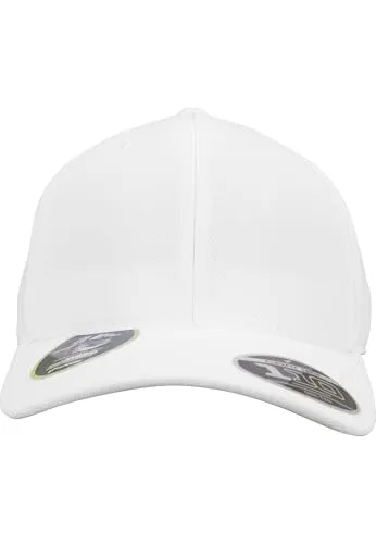 Flexfit Cap 110 Cool und Dry Mini Pique, White, one Size, 110P