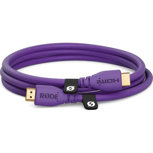 RØDE HDMI-1.5 Purple (1.50 m, HDMI) (HDMICABLE1.5M-PU) in lila von RØDE