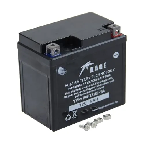 Batterie GEL KAGE Typ YTX5L-BS YTZ6S für Aprilia Honda Yamaha Suzuki Derbi KTM