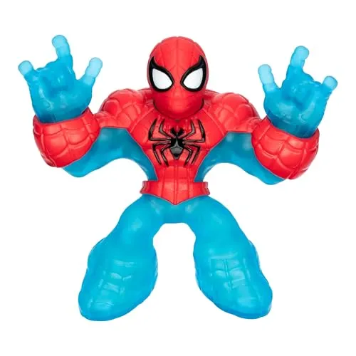 Spiderman Glow Surge 11 cm - Leuchtende HEROES OF GOO JIT ZU Figur - Actionfiguren für Kinder, mit leuchtenden Effekten und erweiterbarem Design für kreatives Spielen und Abenteuer.
