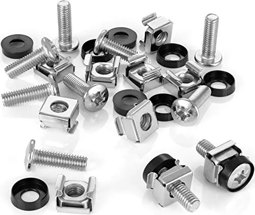 Poppstar M6 x 20mm Rack-Schrauben & Käfigmuttern-Set für 10