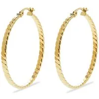 CHRIST Damen-Creolen 585er Gelbgold - Elegante Ohrringe für Damen - Ohrringe für Damen aus 585er Gelbgold, zeitloses Design für jeden Anlass und ideal als Geschenk.