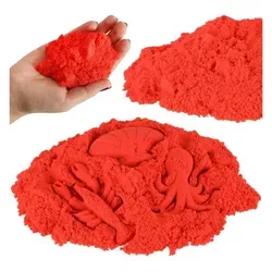 KIK Spielsand Kinetischer Sand 1kg im Beutel rot