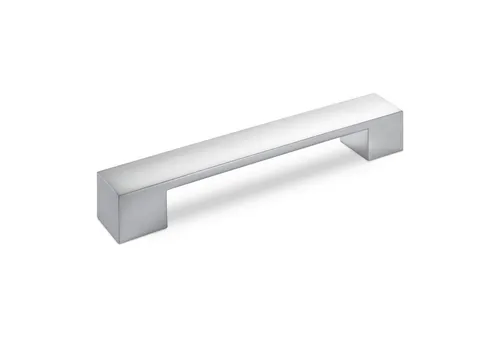 SO-TECH® Möbelgriff MARKANT BA 128 mm - Möbelgriff aus Zinkdruckguss mit eleganter Chrom matt Oberfläche, ideal für stilvolle Möbelgestaltungen. Inklusive M4 Befestigungsschrauben für einfache Montage.