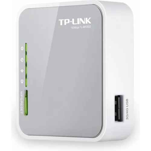 TP-Link TL-MR3020 - Kompakter 3G/4G Router - Router mit mobiler Internetverbindung, ideal für unterwegs und perfekt für Reisende.