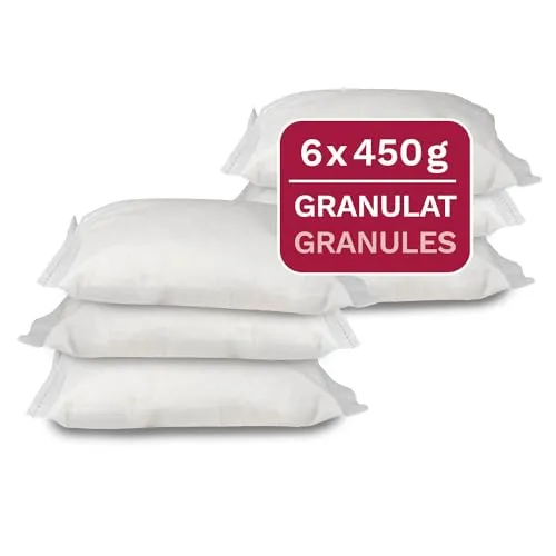 Universal Luftentfeuchter Nachfüllbeutel, 6 x 450 g Granulat im Vliesbeutel