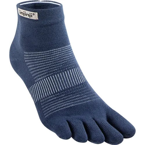 Injinji Unisex Run Original Weight Mini Crew blau