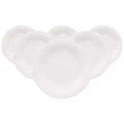Villeroy & Boch New Cottage Frühstücksteller 6er Set - Teller aus Premium Porzellan, mikrowellensicher und spülmaschinenfest, ideal für jeden Anlass mit zeitlosem Landhausstil.