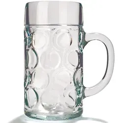 STÖLZLE LAUSITZ Bierglas ISAR 6 Stück, 1,0 l - Gläser & Glaswaren: Spülmaschinenfeste Bierkrüge im praktischen 6er Set, ideal für gesellige Abende und Bierliebhaber.