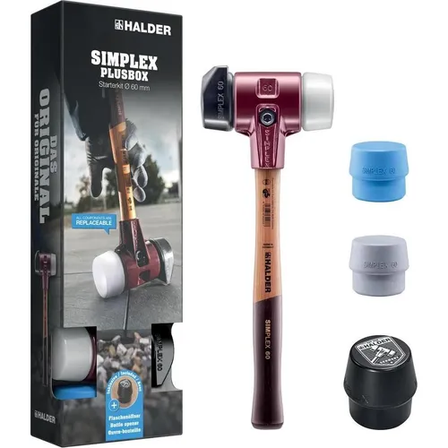 HALDER-Plusbox Starterkit, SIMPLEX-Schonhammer D60 von Halder