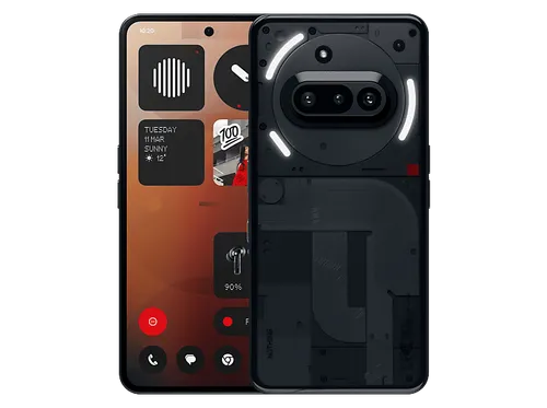 Nothing Phone (3a) 256GB/8GB RAM Dual-SIM schwarz - Mittelklasse LTE Smartphone mit Glyph LED-Elementen und 120Hz AMOLED Display für flüssige Bildwiedergabe, ideal für Technikliebhaber und Multitasking.