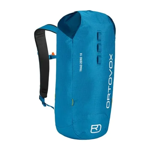 Ortovox Trad Zero 18l Rucksack - Blau - Daypack mit 18 Litern Volumen, ideal für alpine Abenteuer und ausgestattet mit umweltfreundlichen Materialien für nachhaltigen Einsatz.