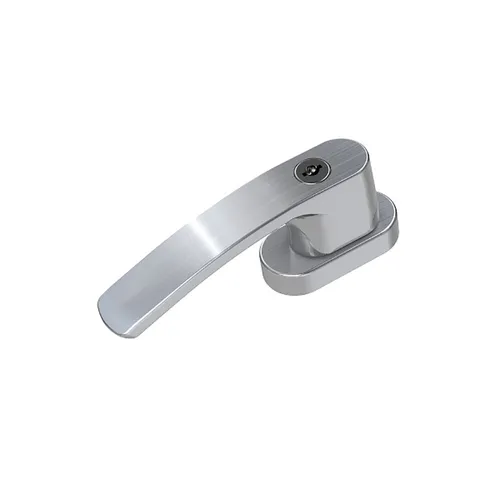 Fenstergriff Edelstahl abschließbar FG 501 inkl. 2 Schlüssel und Schrauben