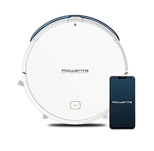 Rowenta RR7267 Explorer 40 Animal + Connect - Saugroboter für Tierhaare, Nass- und Trockenreinigung, smart vernetzt für ein müheloses Reinigungserlebnis