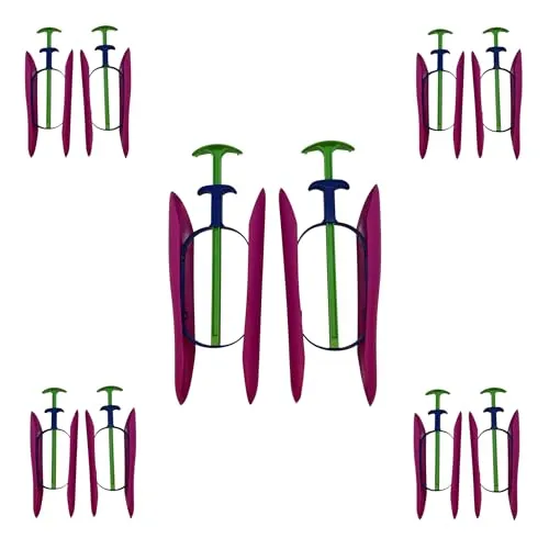 DELFA Stiefelformer 5 Paar - mit innovativem Sensomatic Federelement - Stiefelspanner - Länge 35 cm - Schaftformer