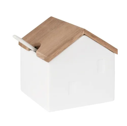 Räder Hüttenzauber Zuckerdose - Zuckerdose im Porzellanhäuschen-Design, ideal für Marmelade und andere Leckereien. Verleihen Sie Ihrer Küche mit Räder Design einen Hauch von Spaß und Stil!