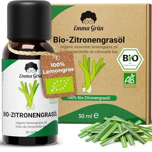 Emma Grün® Bio Lemongras Öl [100% Naturrein] von Emma Grün