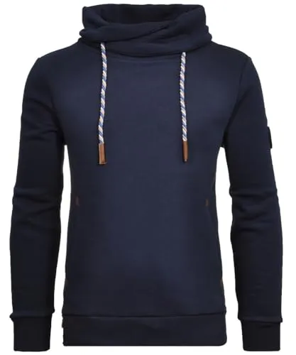 RAGMAN Herren Sweatshirt M, Dunkelblau - Funktionsjacke für Outdoor-Aktivitäten, robust und kuschelig mit 350 gsm Gewicht, ideal für die Übergangszeit.