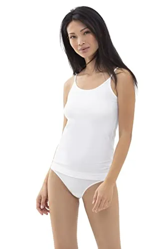Mey Tagwäsche Serie Cotton Pure Damen Spaghetti Tops Weiss XXL(46)