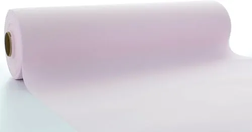 Sovie HOME Tischläufer in Hellrosa aus Linclass Airlaid, 40 cm x 4,80 m, 1 Stück, perforiert alle 30 cm, romantisch, elegant, hochwertig, festlich