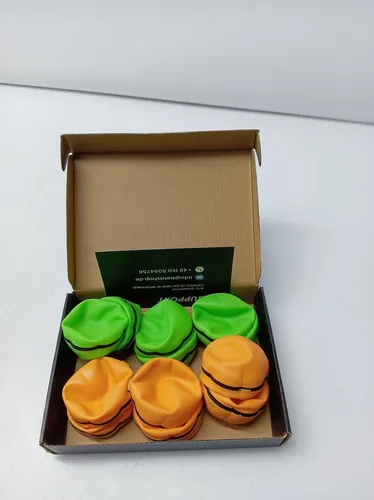 12x Wasserbomben wiederverwendbar in 2 starken Team-Farben [in 1 Sekunde