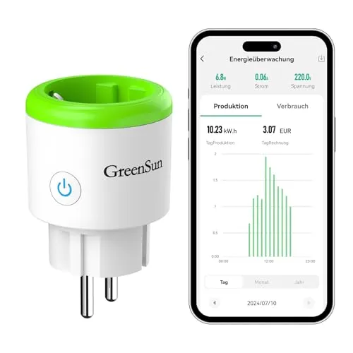 GreenSun WLAN Stromzähler für Steckdose