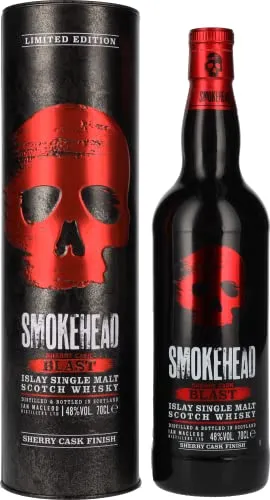 Smokehead SHERRY CASK BLAST Limited Edition 48% Vol. 0,7l in Tinbox