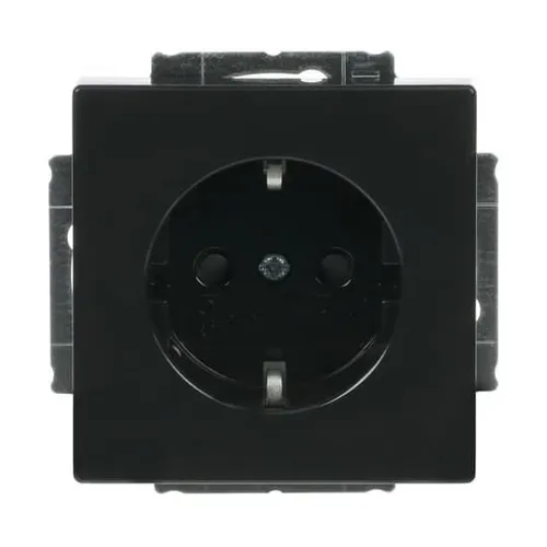 Busch-Jaeger 20EUCKS-81 SCHUKO Steckdosen-Einsatz Safety+ Plattform 63 anthrazit