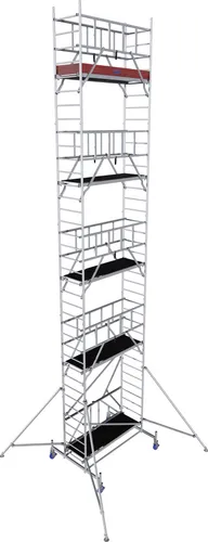 Krause Faltgerüst MONTO ProTec XS Aluminium 10,80 m - Leiter & Treppe, extrem stabil und leicht, ideal für professionelle Anwendungen und DIY-Projekte.