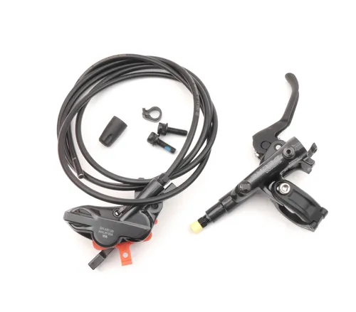 Shimano Deore BL-M6100 BR-M6120 4-Kolben Hinterradbremse für E-Bikes - Hochleistungs-Scheibenbremse mit 4-Kolben-Technologie für optimale Bremskraft und Kontrolle, ideal für E-Bikes.