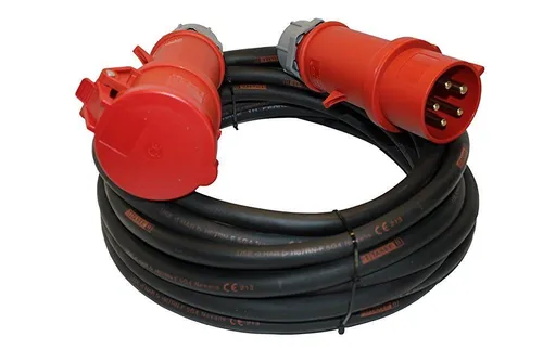 maxgo® CEE TITANEX Verlängerungskabel 32A MENNEKES 5G4 IP44 25m - Hochwertiges 25m Verlängerungskabel mit 32A MENNEKES Stecker. Ideal für den professionellen Einsatz im Außenbereich, robust und wetterfest.