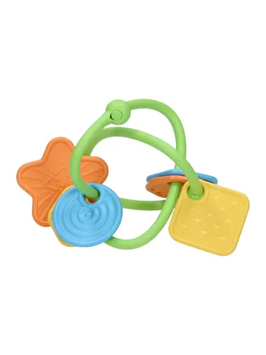 Green Toys Falt-Beißring in weiß von Green Toys