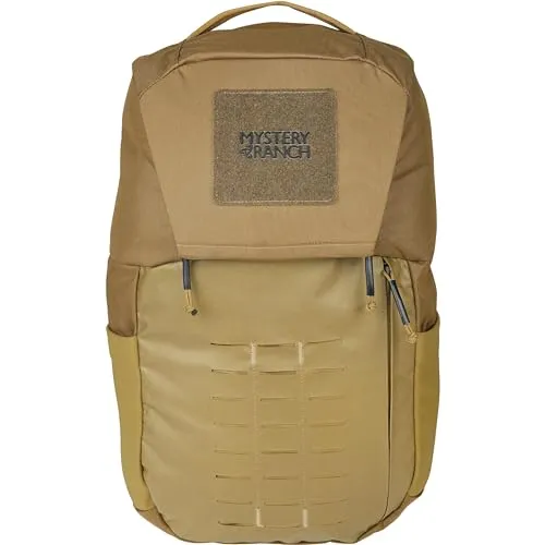 Mystery Ranch Rip Ruck 20 Rucksack - Taktische Urban Bag mit extra Stauraum & Komfort - Buckskin, 20L