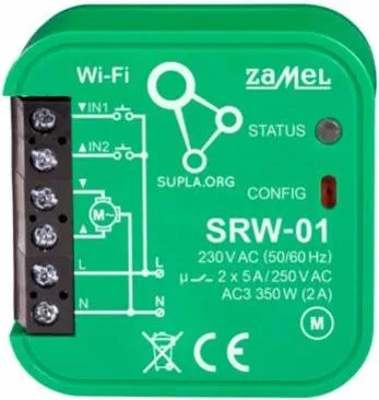 Wi-Fi Rollladensteuerung SRW-01 von Supla Zamel