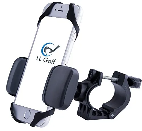 Produktbild LL-Golf ® Universal Golf Trolley Handyhalter/Smartphone Halter/Cart Handy GPS Halterung/Smartphonehalter für alle gängigen Smartphones