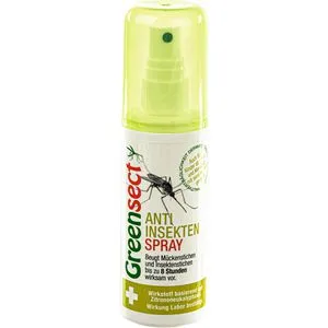 Greensect Mückenspray Anti-Insekten Spray, gegen Mücken und Insekten, Pumpspray, 100ml