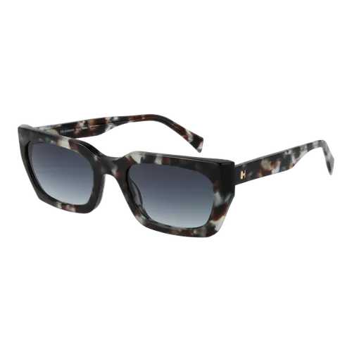 ANA HICKMANN Sonnenbrille HI9179 52G21 - Elegante Braune Vollrandbrille - Stilvolle Sonnenbrille mit 100% UV-Schutz, rechteckigem Design und robustem Acetat-Rahmen. Perfekt für den modischen Auftritt an sonnigen Tagen.