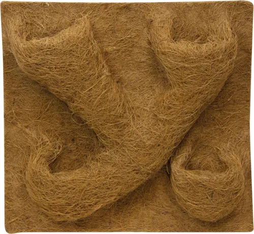 Hobby 35135 Cocos Modul - 50 x 50 cm, 100% Naturprodukt aus Kokosfasern, idealer Klettergrund für Terrarientiere und langlebig durch Naturkautschuk