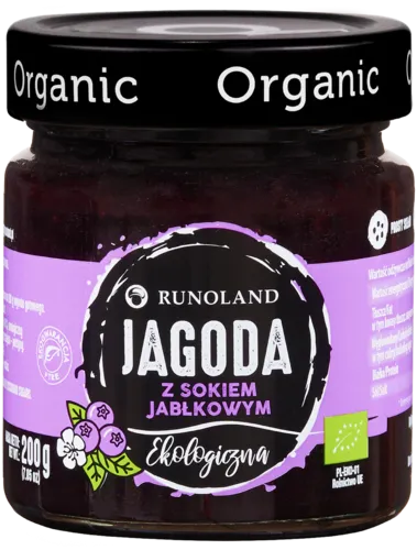 SÜSSER BLAUBEER-SNACK BIO 200 g - RUNOLAND