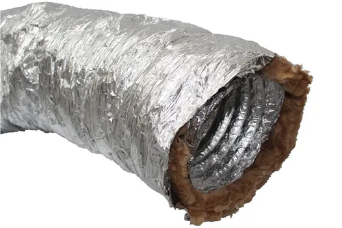 Sonoduct Schallgedämmter Schlauch 300mm / 1lfm - Aluflex isoliert Flexrohr