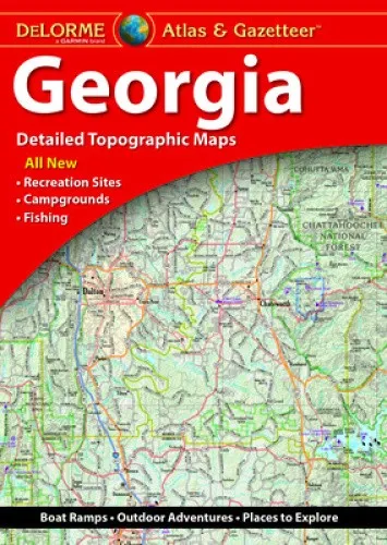 Delorme Atlas & Gazetteer Georgia 8e by Delorme [Blank book]