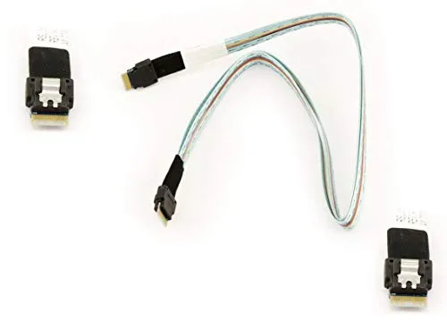 KALEA-INFORMATIQUE SAS 4.0-Kabel Typ MiniSAS SFF-8654 / SFF-8654 auf SFF8654 SlimSAS 4i zur Verbindung von SAS-Laufwerken.