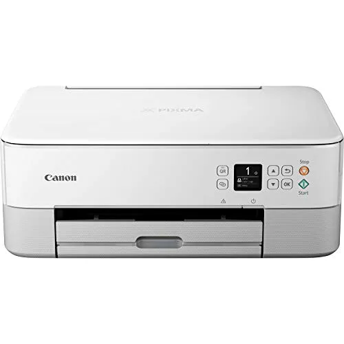 Canon PIXMA TS5351 Drucker - Farbtintenstrahl Multifunktionsgerät für DIN A4, ideal für kreative Projekte mit hochwertigem Druck bis 4.800 x 1.200 dpi und WLAN-Verbindung.