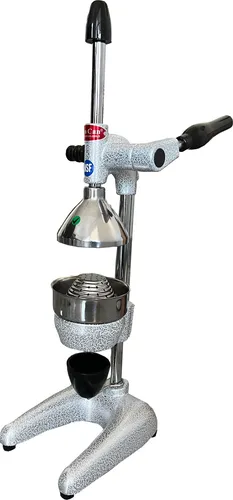 Professionelle Hand Saftpresse - Zitruspresse & Granatapfelpresse in Silber - Entsafter mit schwerem Metall und Edelstahlkomponenten, ideal für hohe Pressleistung und ergonomisches Pressen ohne Geräusch. Perfekt für den gewerblichen Einsatz!