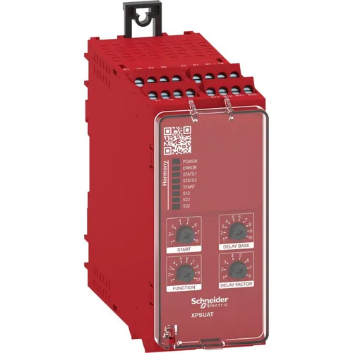 Schneider Electric Harmony XPS Universal Sicherheitsrelais - Schaltrelais mit 10 Funktionen, 24VAC/DC, sicher und zuverlässig dank UL-Zulassung, ideal für industrielle Anwendungen.