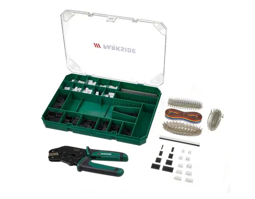 Parkside Crimpzange Crimpzange Flachstecker Quetschverbinder Set 2012tlg. PCZF 2012 B1