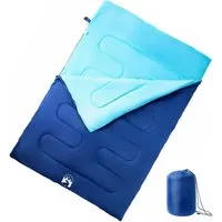 vidaXL Doppelschlafsack mit Kissen für 2 Personen